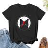 Black-Cat-David-Bowie-Starry-Background-Shirt T-Shirt Kawaii Clothes Plus Size Tops Blouse Womans Clothing