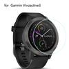 3pcs Smart Watch 2.5D HD Protective Films for Garmin Vivoactive 3 Screen Protectors Tempered Glass