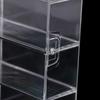 Acrylic Display Case Compatible With 8 Slots Display Case For Die Cast Toy Cars Standing On Office Home