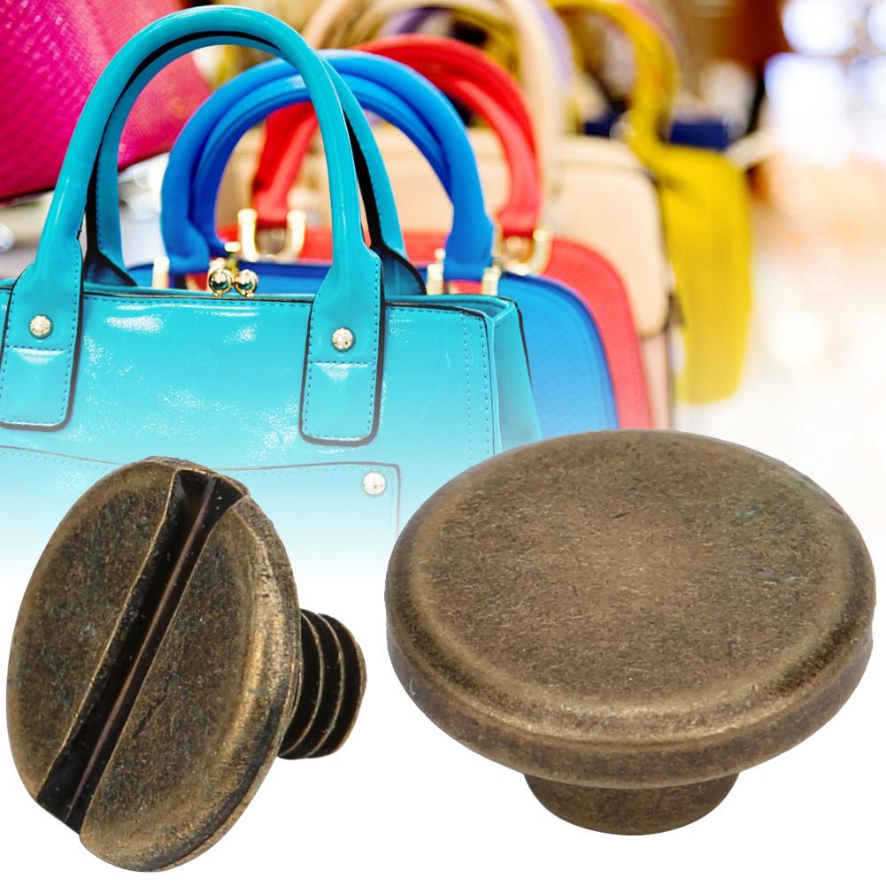 20 Set Brass Rivet Account Book Connecting Screws Notebook Binding Belt StudsBronze