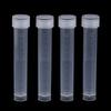 20Pcs 10Ml Plastic Test Tubes Vials Sample Container Powder Craft Screw Cap Bottles