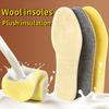 Wool Insoles Latex Lamb Cashmere Sports Breathability Comfort Plush Insulation Thick Sweat Absorption Antibacterial Casual High Elasticity