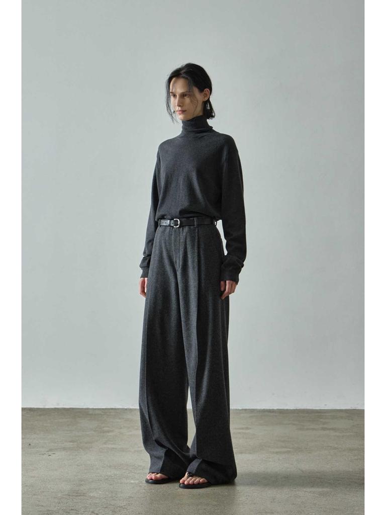 Now FACA*E PATTE*N Women’s High-Waisted Casual Wide-Leg Trousers - Autumn/Winter Collection