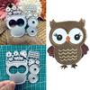 Cute Owl Metal Die Cutting Dies For DIY Scrapbooking Photo Album Decorative Embossing Folder Stencil Die Cut