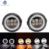Car Fog Light Angel Eye DRL 12V For Nissan Lafesta Quest Versa Rogue Cube Juke NV200 Qashqai Tiida X-Trail Note Murano Patrol