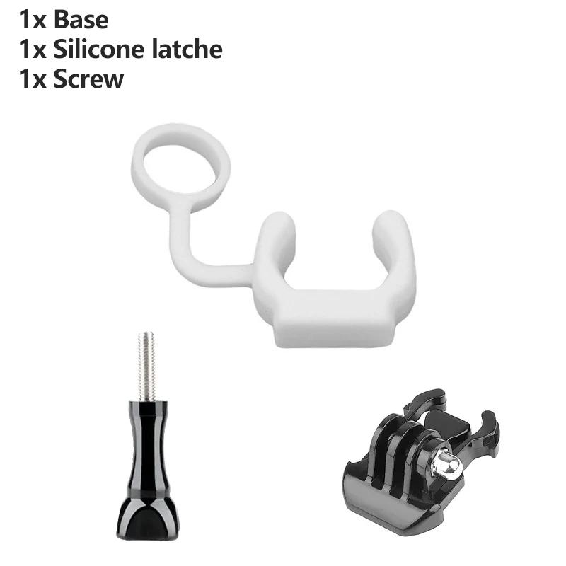 База силиконовый замок пряжка винт затягивающий винт ключ набор для GoPro Hero 12 11 10 9 8 7 6 5 SJCAM SJ4000 AKASO EKEN DJI H9R