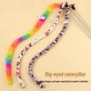 Cat Toy: Caterpillar Bell Teaser Rod for Self-Amusement and Molar Grinding