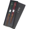 Pair of Couple Wedding Wakasa Made In Dishwasher Parent and Child Gentle Black Dignified Wedding Gift Chopsticks, Gift, Anniversary, Lacquer, Japan,