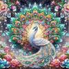 Diy Diamond Painting Peacock Full Square Round Diamond Mosaic Flower Cross Stitch Diamond Art Animal Home Decoration