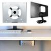 Mini 4 Bracket Wall Mount Under Desk Mini 4 Holder with Anti-Slip Padding Behind The Monitor Holder for Mac Mini4