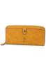 Long Wallet Round Zipper Genuine Leather Coraggio Mustard [Dakota] Women's DA-36442-53