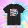 Sparkle Shirt Motivational Quote Rainbow Positive Vibes Tee S-5XL