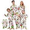 Christmas Print Cute Family Set Pajamas, Home Clothes, Family Set Long Sleeve Top Pants Set