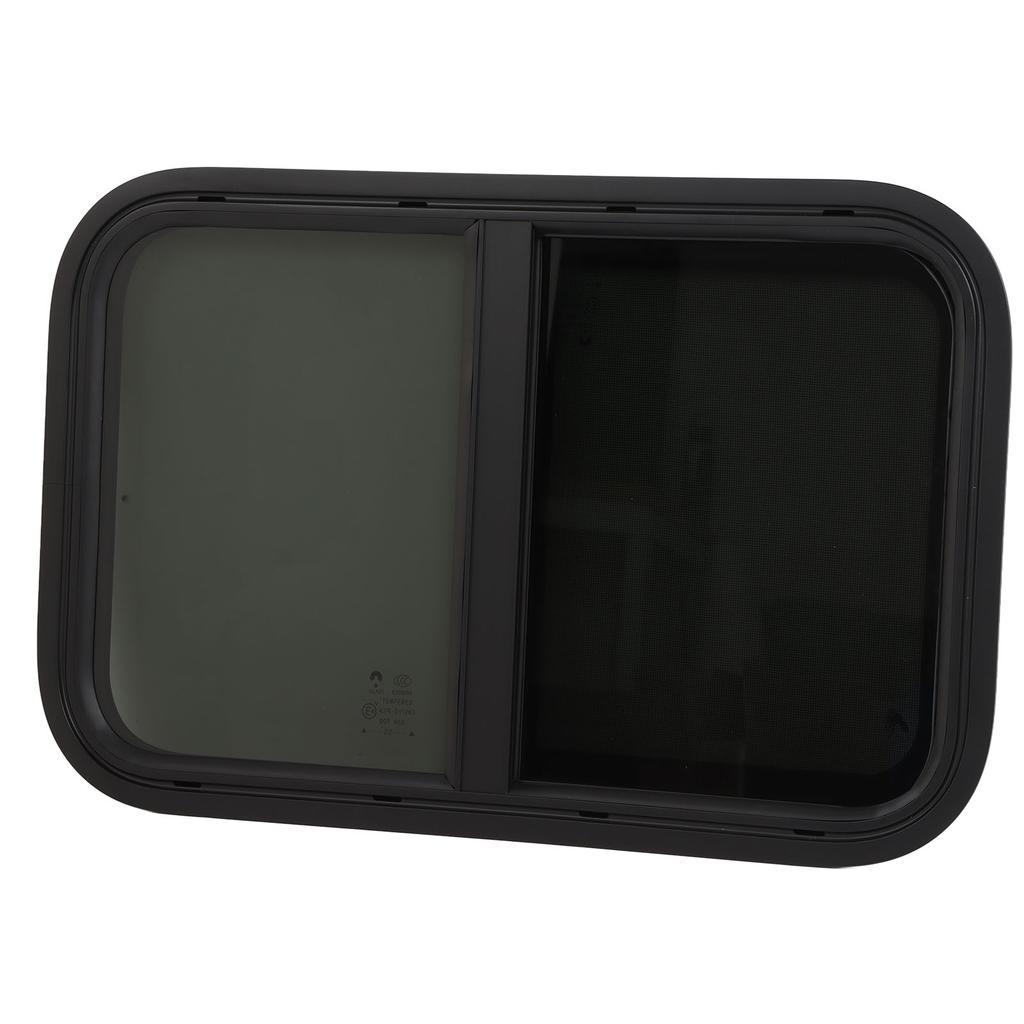 RV Window Horizontal Vertical Rounded Slid with Insect Nets Drain Hole for 645x415mm Motorhome