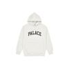 Palace Puff Drop Shadow Logo Print Hoodie Unisex Hoodie Light-Grey-Marl P21CS241