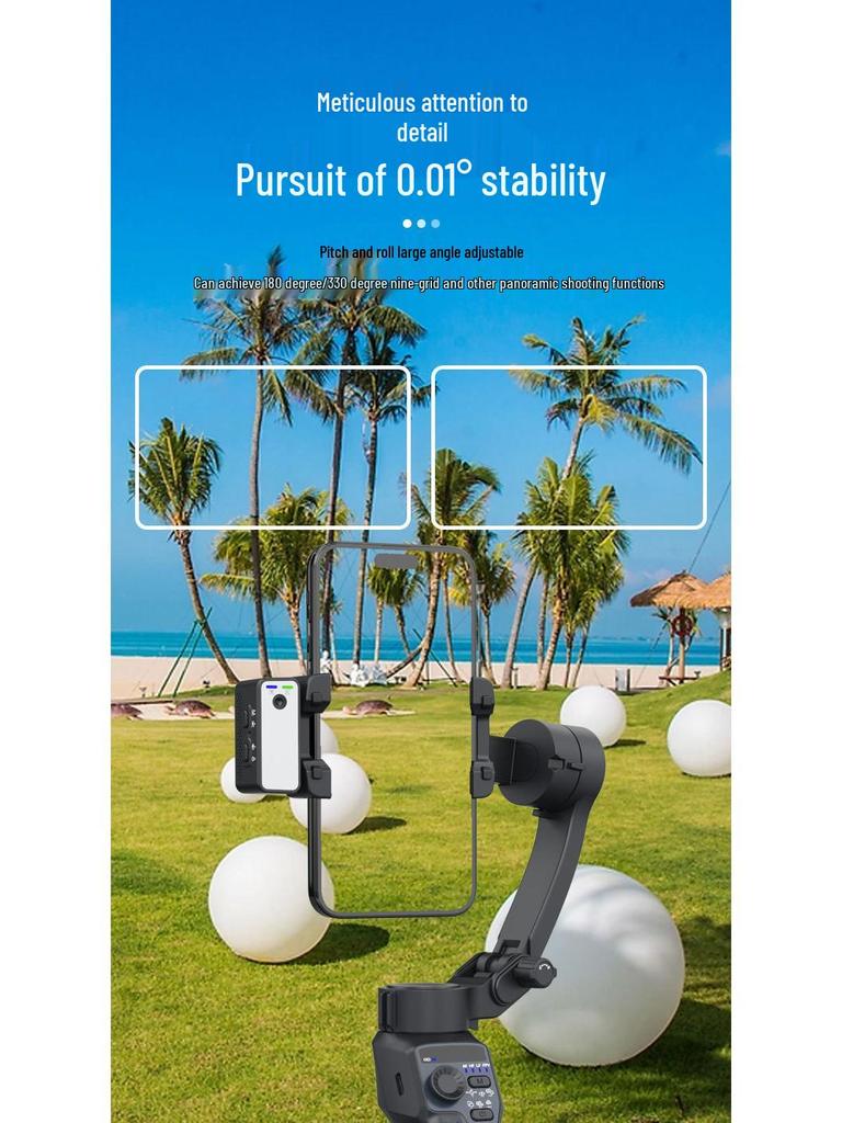 F11 Умный AI 3-осевой ручной стабилизатор для телефонов с отслеживанием лица и стабилизацией для видео TikTok