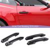  ABS Door Handle Decoration Cover Sticker Fit For Ford Mustang 2024 Up  Exterior Accessories