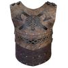 Nordic Viking Leather Half-Body Armor - Embossed & Riveted Cosplay Stage Prop