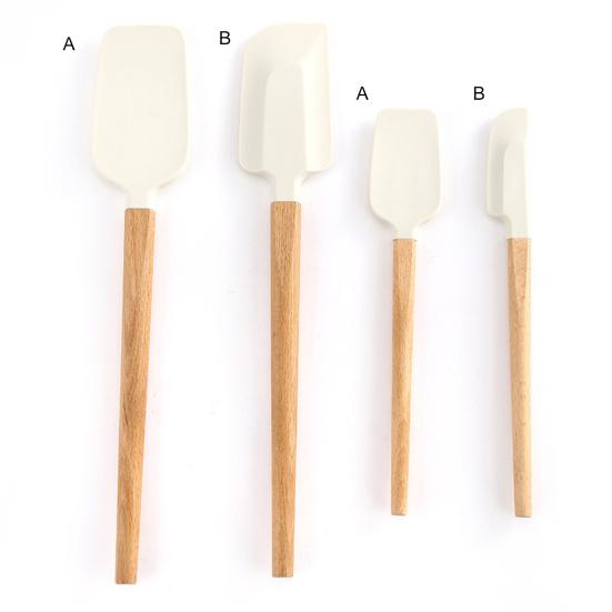 Spatula Heat Resistant Kitchen Gadgets Lightweight Kitchen Cooking Silicone Spatula Helpful Cooking Lightweight