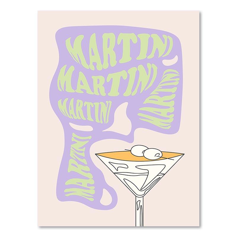 Trendy Champagne Gallery Wall Print Retro Colorful Posters Boho Pink Aesthetic Edgy Canvas Painting Dorm Teen Picture Room Decor