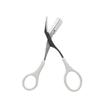 3 Color Eyebrow Trimmer Scissor with Eyelash Comb Hair Scissors Stainless Steel Eyebrow Shaver Razor Grooming Makeup Accessories