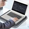 Laptop Lap Desk for 13-15Inch Laptops Portable Folding Laptop Table with Carry Handle Soft Pillow Cushion Multi-functional Lap Desk