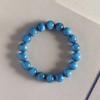 Trendy Blue Apatite Handmade Beaded Stone Bracelet For Women Men Gemstone Bracelets Boss Day Scene Employee Appreciation Gifts