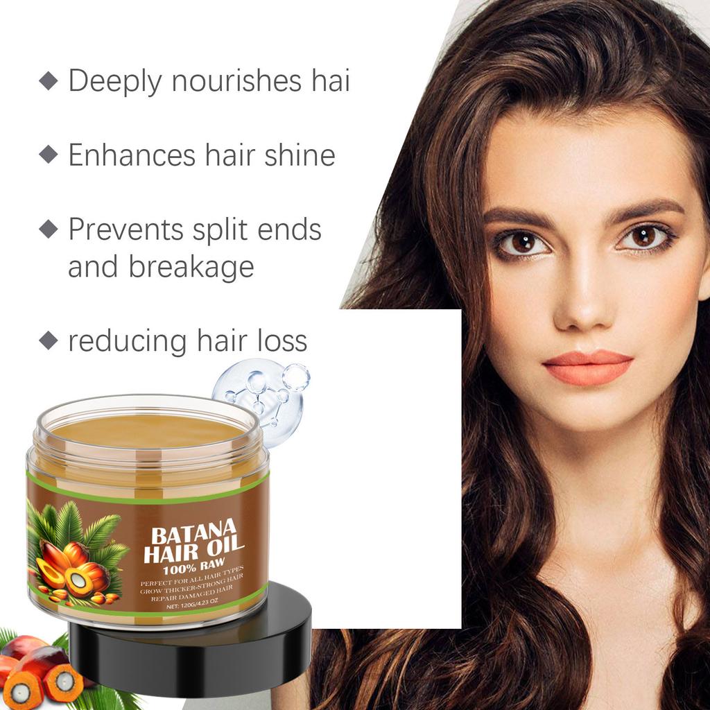 Batana Hair Care Oil Batana Oil For Hair Growth,Nourishes Scalp Hydrating Fix Up Hydrating Hair Care Softening Concentrated Oil,120g