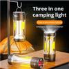 USB Rechargeable Camping Lantern Portable Lanterns Outdoor Emergency Light Hanging Tent Light Powerful Magnet Work Lamp
