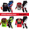Motocross Gear Set for Kids 4 5 6 7 8 9 10 11 12 13 Years Youth Child Motorcycle Boy Girl Jersey Pant Kits Racing Suit Off-road Enduro MX MTB