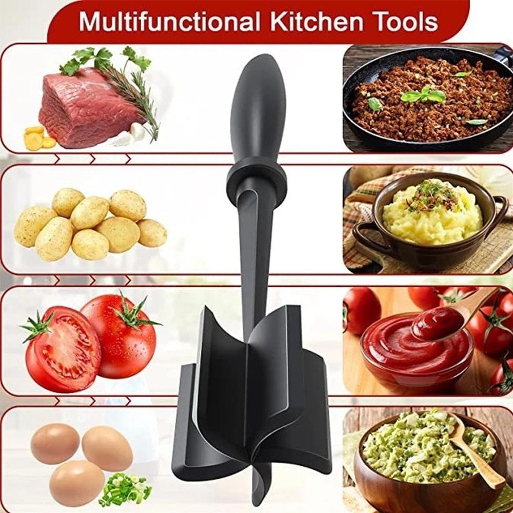 5 Blade Heat and Slip Resistant Meat Chopper for All Cookware