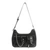 Niche Design Retro Spice Biker Bag Chain Shoulder Underarm Bag