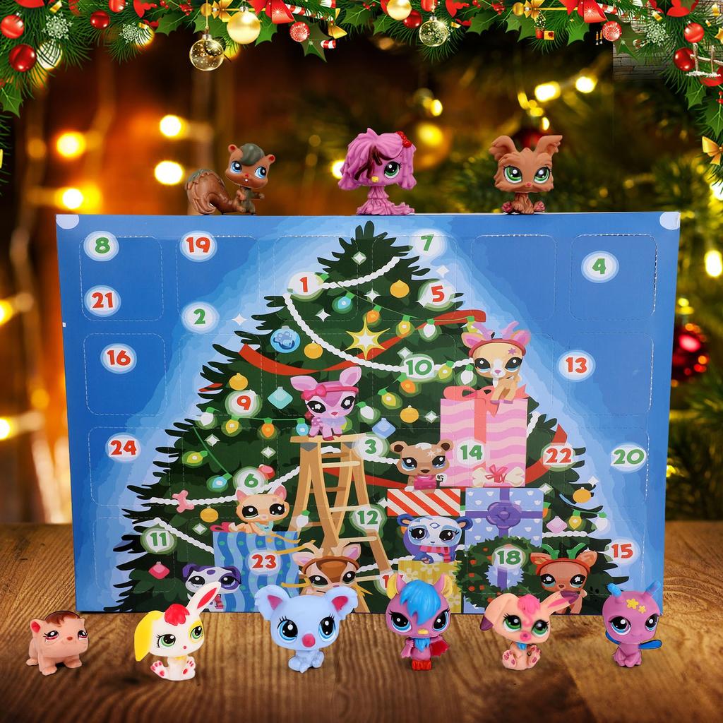 Advent Calendar 2024 - Authentic Mystery Figures, Surprise Collectible Kidult Toy, Girls, Boys, Kids, Tweens Ages 4+ 24pcs