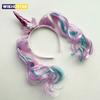 Unicorn Birthday Girl Headband Baby Shower Party Cute Kids Hair Hoop Hairbands Accessories Unicorn Birthday Party Decor Headwear