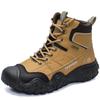 Men's Boots Autumn and Winter New High Top Outdoor Boots Anti Slip Soft Sole Comfort Hiking Boots Fashion Casual Workwear Boots