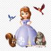 High Resolution Sofia The First Sofia Princess Amber Iron On Heat Transfer Printing Vinyl Patches Sticker for Clothes DIY Appliques Washable Patches