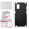 apgo Protective Skin Sticker for the Back+sides Compatible with Oppo A52, Full Wrap Film, Foil, Vinyl - Pattern Black Honeycomb