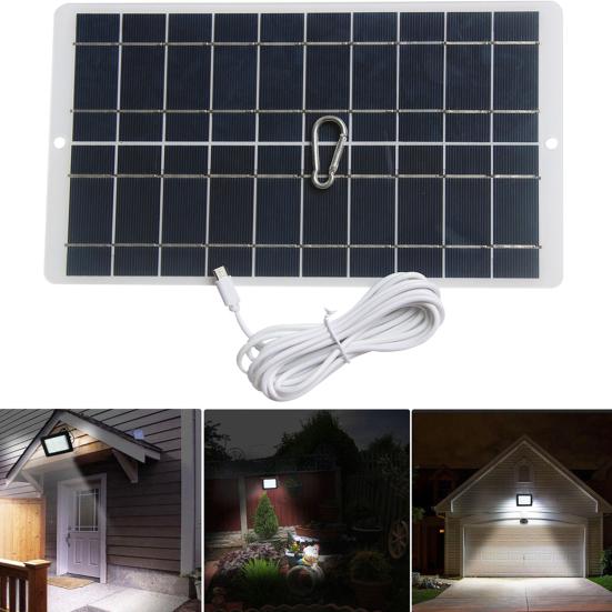 Solar Panel 10W Charging Panel IP65 Waterproof Overcharge Protection Camera