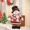 Christmas Plush Doll Snowman Elk Standing Doll Gift Santa Claus Decoration Hotel Shopping Mall Christmas Decoration Kids Gift