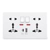 Type-C USB Port 18W 4A Smart Quick Dual Socket Switch Control Wall Outlet Power Socket