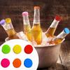 6Pcs Reusable Silica Gel Bottle Cap Sealed Beer Cap Vinegar Soy Sauce Bottle Soda Cola Cap Wine Protective Stopper
