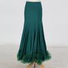 Lady Ballroom Dance Skirt Female Modern Dancing Practice Skirt National Standard Dance Skirt Ballroom Dance