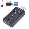 DIMAN-HD02 External USB Virtual 7.1 Channel Sound Card Audio Adapter for Laptop