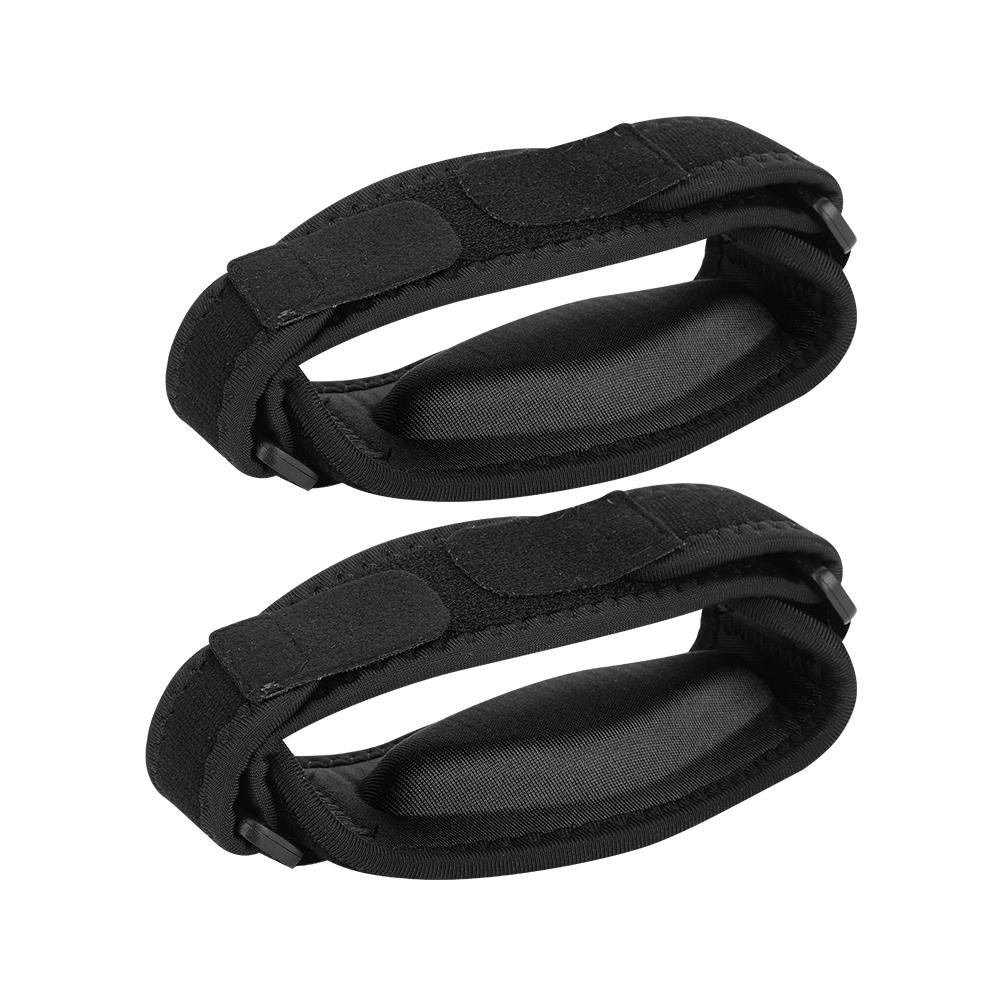 Adults Sports Elbow Support Brace Protector Pad Guard Strap Basketball Tennis (Black)