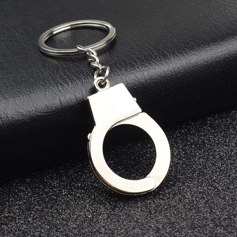 Personalized Couple Handcuff Keychain - Exquisite Mini Metal Keyring