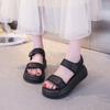 Internet Celebrity Explosion Fairy Style Sandals Female 2025 New Summer Platform Versatile Skirt Casual Beach Sandals