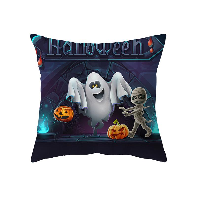 Pumpkin Collection Halloween Theme Pillow Cover Sofa Cushion  Holiday Gift Party Decoration Home Decor