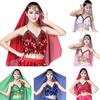 Belly Dance Bras Sequined Beaded Tops Dancing Costume Fringe Costume