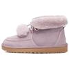 UGG Kyrina Bow Pom Sheepskin Warm Durable Bowknot Fur Snow Boots Women Snow Boots Pink Purple 1125390-SHAD