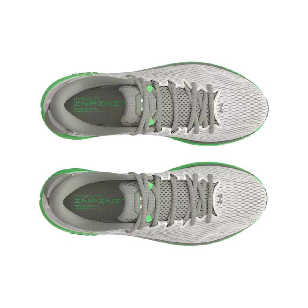 Under Armour HOVR Infinite 5 White Clay Green Screen Men Sneakers Cream Colorado-Sage 3026545-300